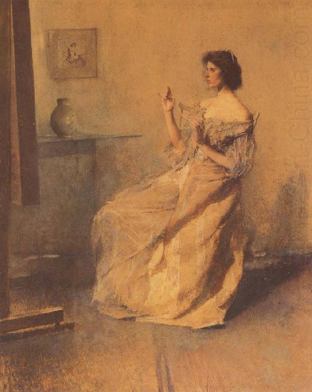 Thomas Wilmer Dewing The Necklace china oil painting image